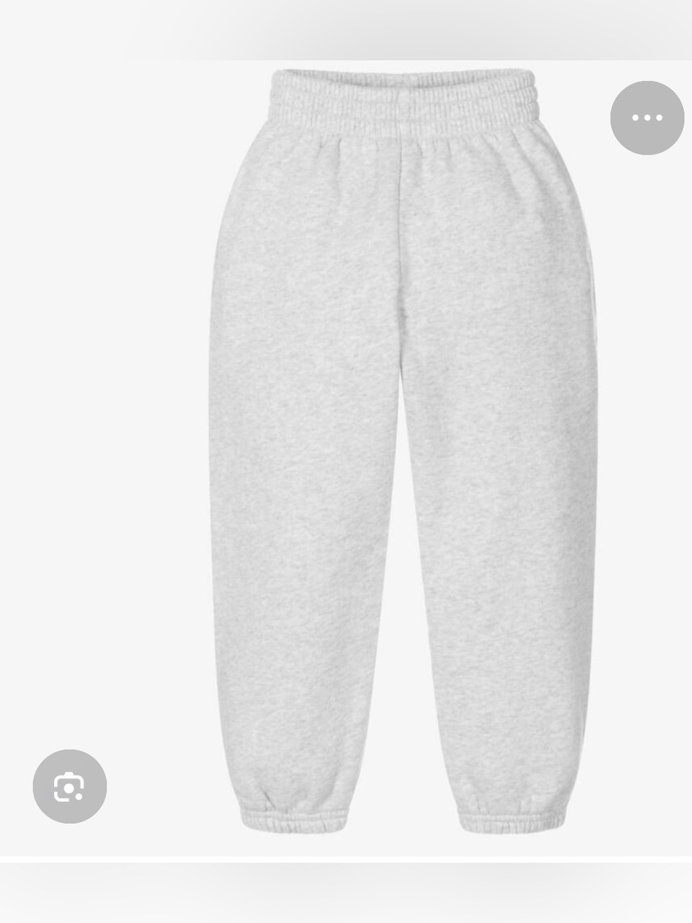 Alexander Wang Kids' Gray Fleece Jogger Sweatpants - Cozy Everyday Bottoms